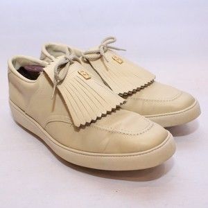 Ultra Joy by Foot Joy Tan Golf Shoes Size 10.5 Spike Athletic Loafers Sneakers